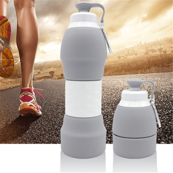 Silicone folding water bottle - Mubimart