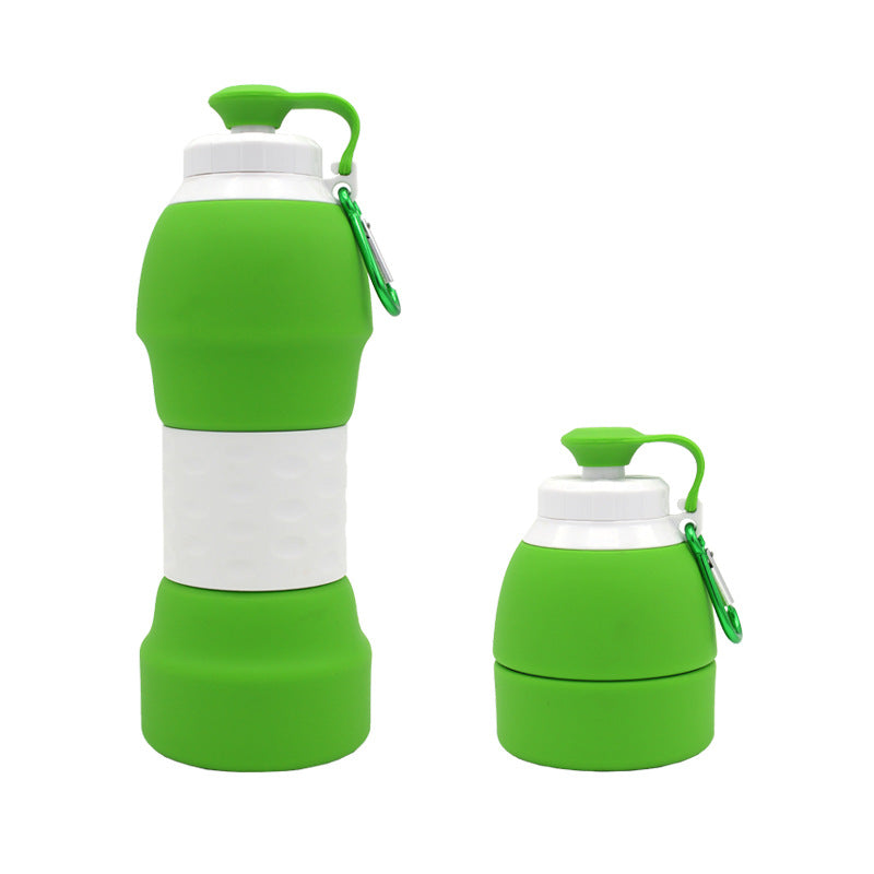 Silicone folding water bottle - Mubimart -  