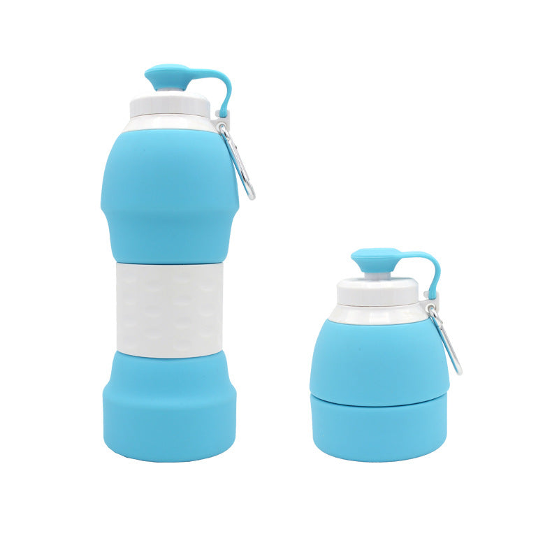 Silicone folding water bottle - Mubimart -  