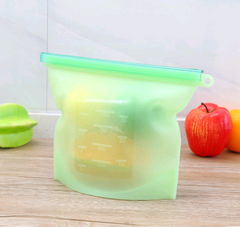 Silicone fresh-keeping bag vacuum sealed bag food  storage bag refrigerator food fruit storage bag - Mubimart - Food Storage Bag 