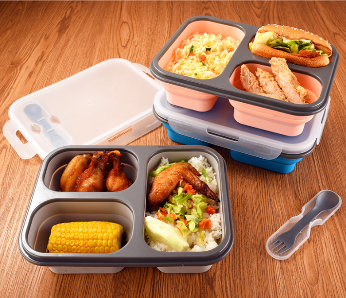 Silicone lunch box - Mubimart - Kids lunch box 