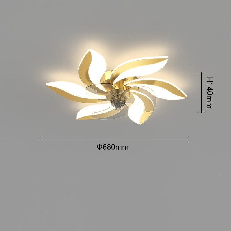 Simple And Creative Bedroom Ceiling Fan Lamp - Mubimart -  