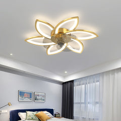 Simple And Creative Bedroom Ceiling Fan Lamp - Mubimart -  