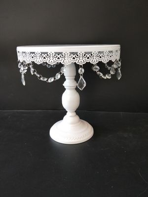 Simple And Modern Wrought Iron Lace Cake Stand - Mubimart -  