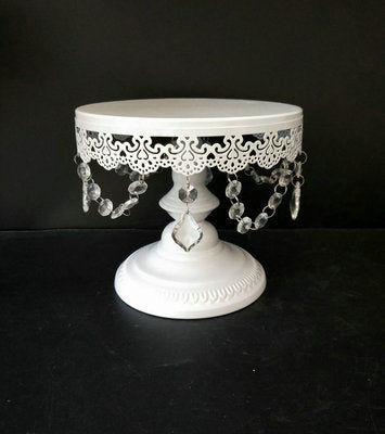 Simple And Modern Wrought Iron Lace Cake Stand - Mubimart -  