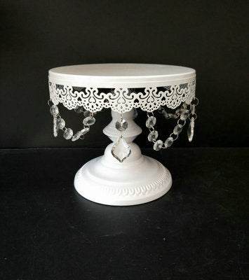 Simple And Modern Wrought Iron Lace Cake Stand - Mubimart