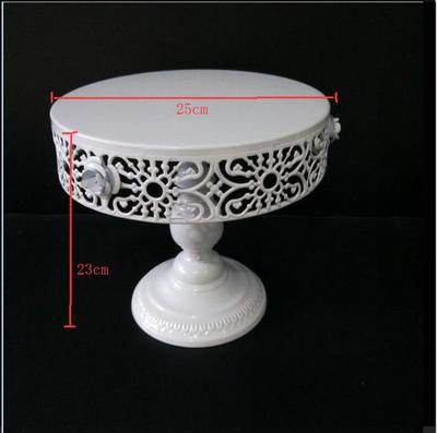 Simple And Modern Wrought Iron Lace Cake Stand - Mubimart