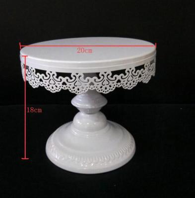 Simple And Modern Wrought Iron Lace Cake Stand - Mubimart -  