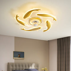 Simple Bedroom Ceiling Fan Lamp - Mubimart -  