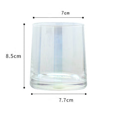 Simple Home Glass Colorful Whiskey Glass - Mubimart -  