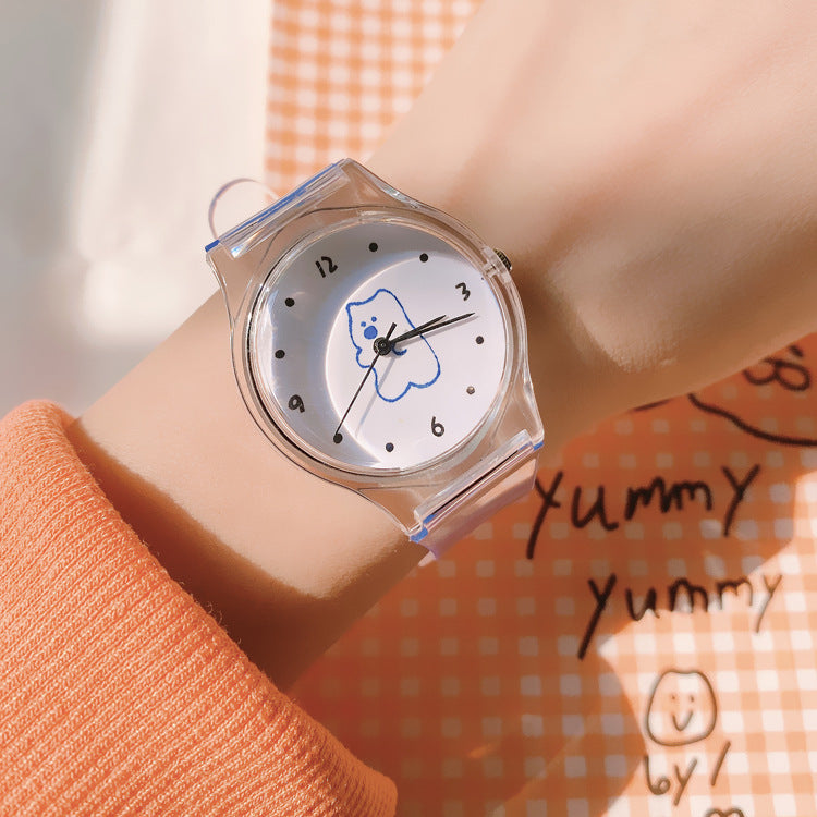 Simple Japanese analog watch for children - Mubimart -  