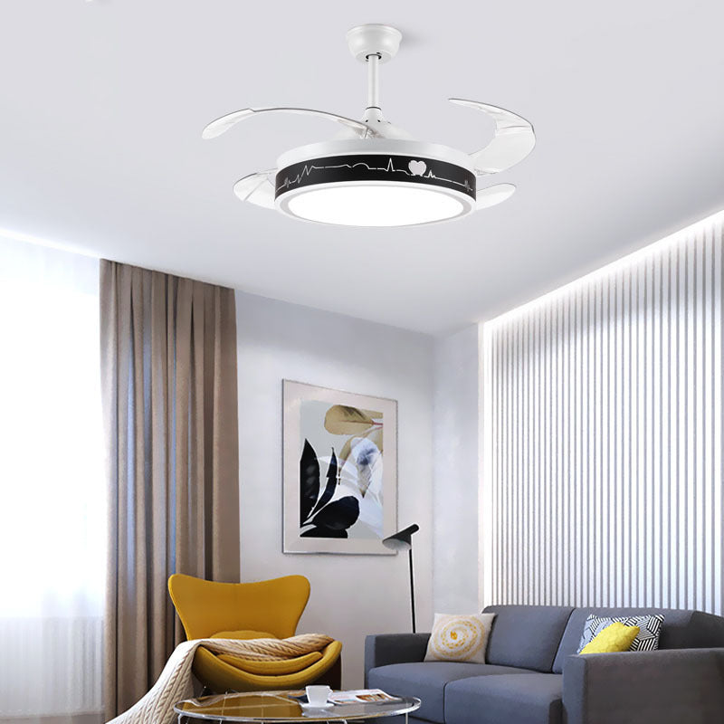 Simple One Restaurant Household Ceiling Fan Lighting Ceiling - Mubimart -  