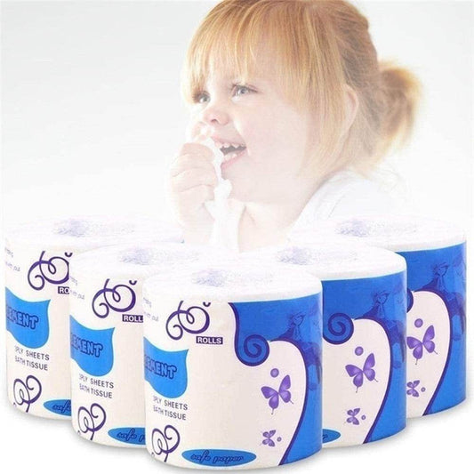 Simple Packaging Household Toilet Paper Rolls - Mubimart