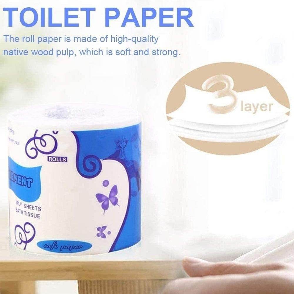 Simple Packaging Household Toilet Paper Rolls - Mubimart