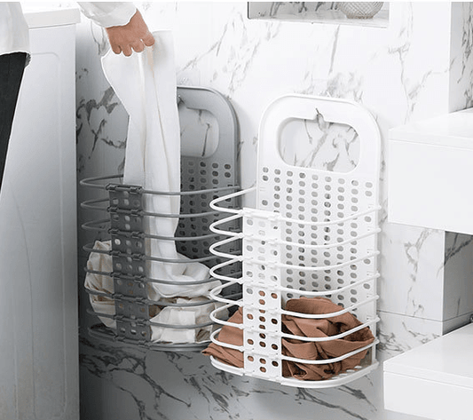 Simple Shape Household Collapsible Hamper - Mubimart
