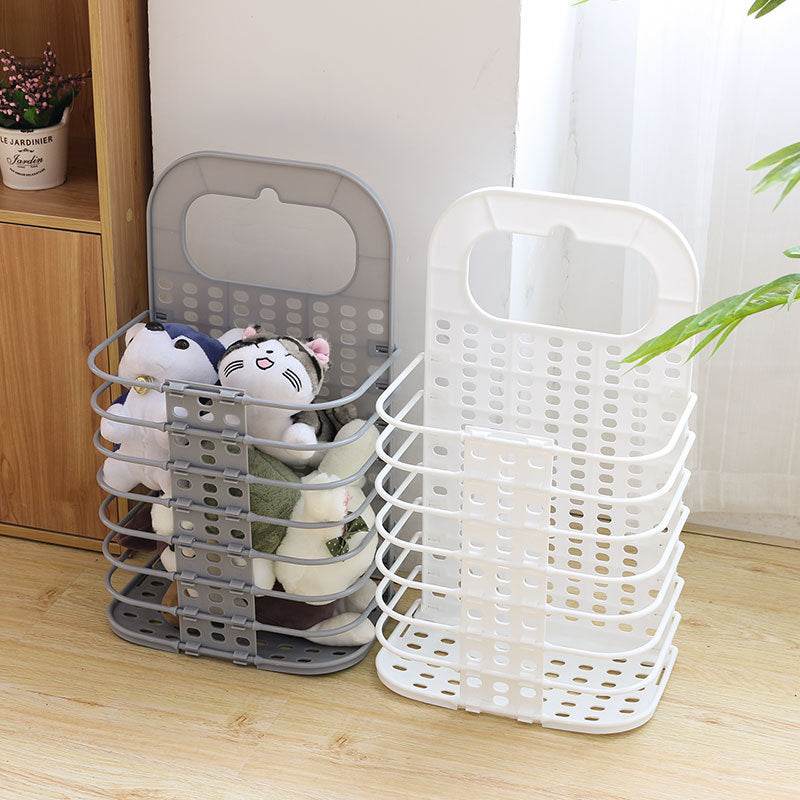 Simple Shape Household Collapsible Hamper - Mubimart