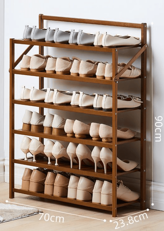 Simple Shoe Rack Solid At Home Entrance - Mubimart