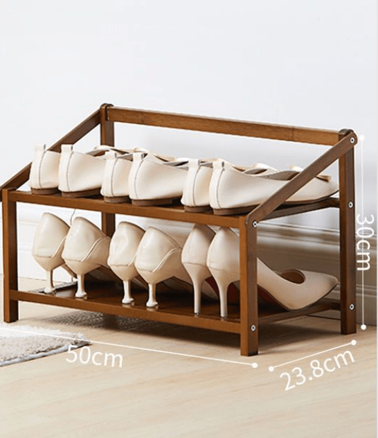 Simple Shoe Rack Solid At Home Entrance - Mubimart