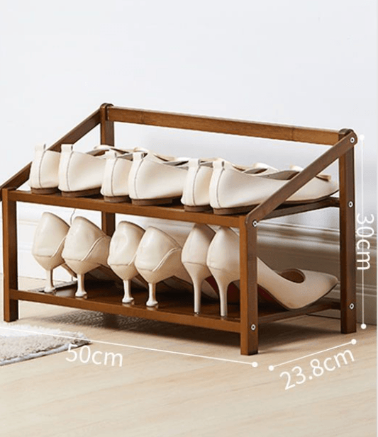Simple Shoe Rack Solid At Home Entrance - Mubimart