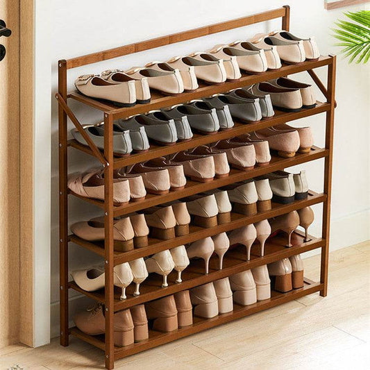 Simple Shoe Rack Solid At Home Entrance - Mubimart