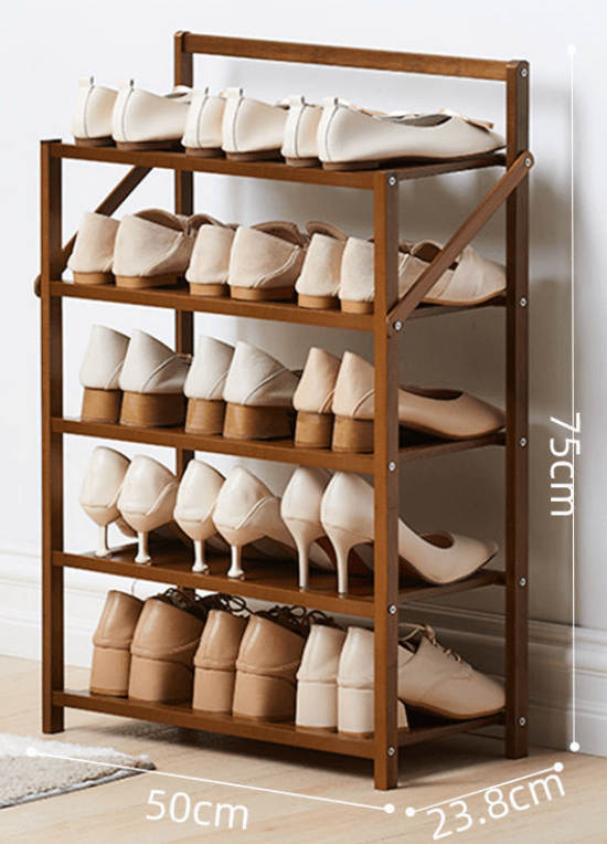 Simple Shoe Rack Solid At Home Entrance - Mubimart