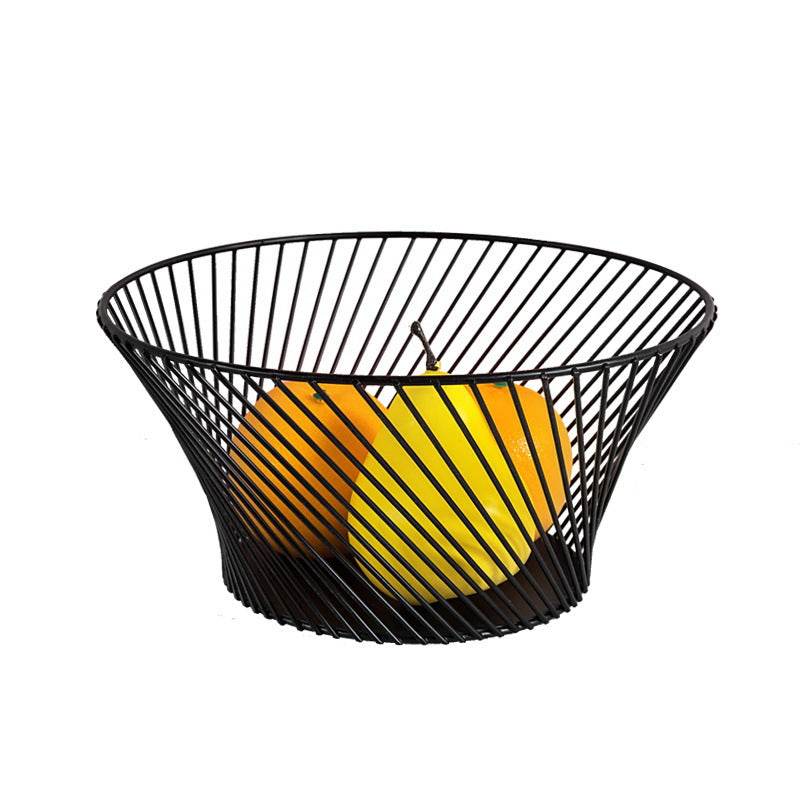 Simple Wrought Iron Fruit Basket - Mubimart