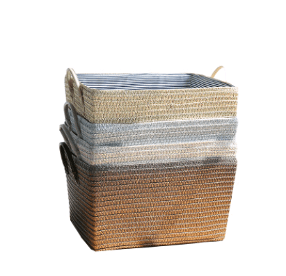 Simple hamper storage basket storage basket finishing basket large size clothes basket toy basket - Mubimart