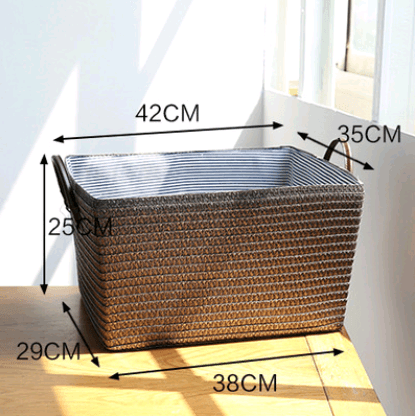 Simple hamper storage basket storage basket finishing basket large size clothes basket toy basket - Mubimart