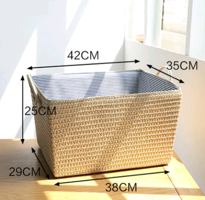 Simple hamper storage basket storage basket finishing basket large size clothes basket toy basket - Mubimart -  