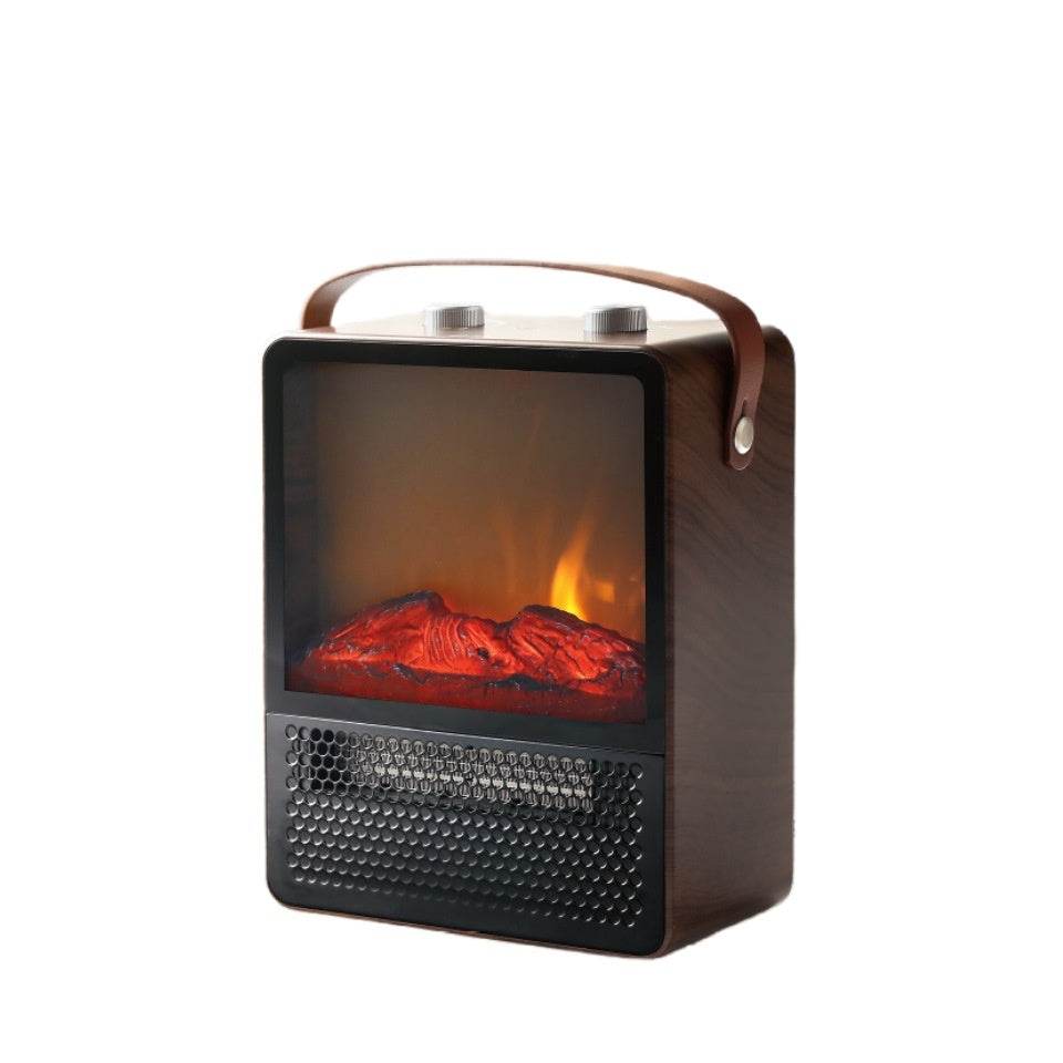 Simulated Flame Vertical Small Heater - Mubimart