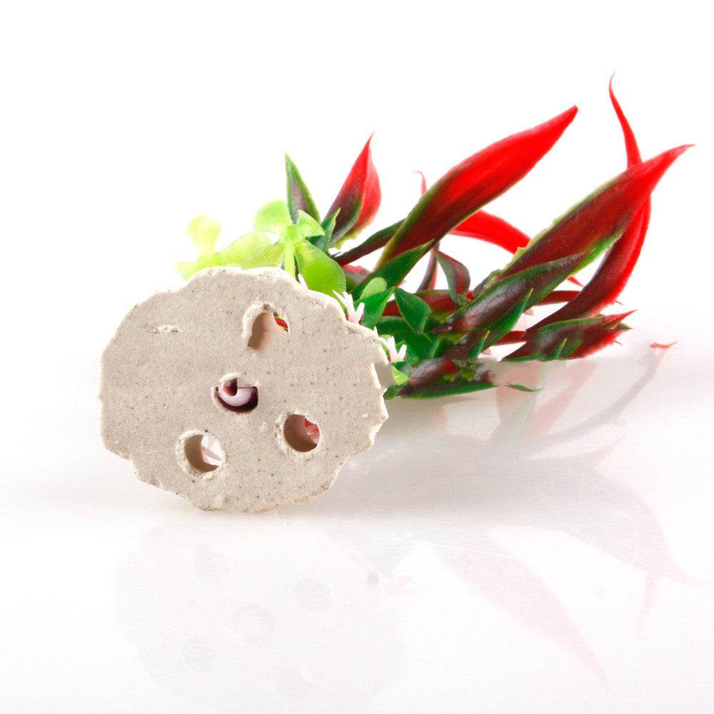 Simulation Of Aquatic Plants Wholesale Fish Tank Landscaping Simulation Plants Ornamental Plastic Short Aquatic Plants 2 Color Bamboo Leaves - Mubimart