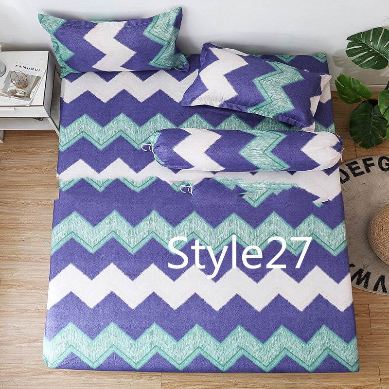 Single Bed Linens Mattress Pad Sets Bed Sheet Single Mattress Cover - Mubimart