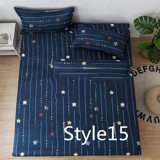 Single Bed Linens Mattress Pad Sets Bed Sheet Single Mattress Cover - Mubimart