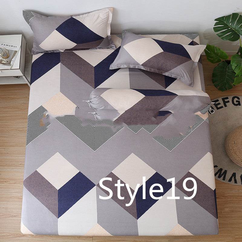 Single Bed Linens Mattress Pad Sets Bed Sheet Single Mattress Cover - Mubimart