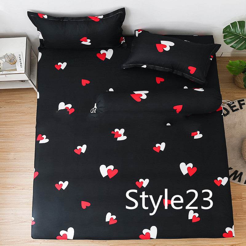 Single Bed Linens Mattress Pad Sets Bed Sheet Single Mattress Cover - Mubimart