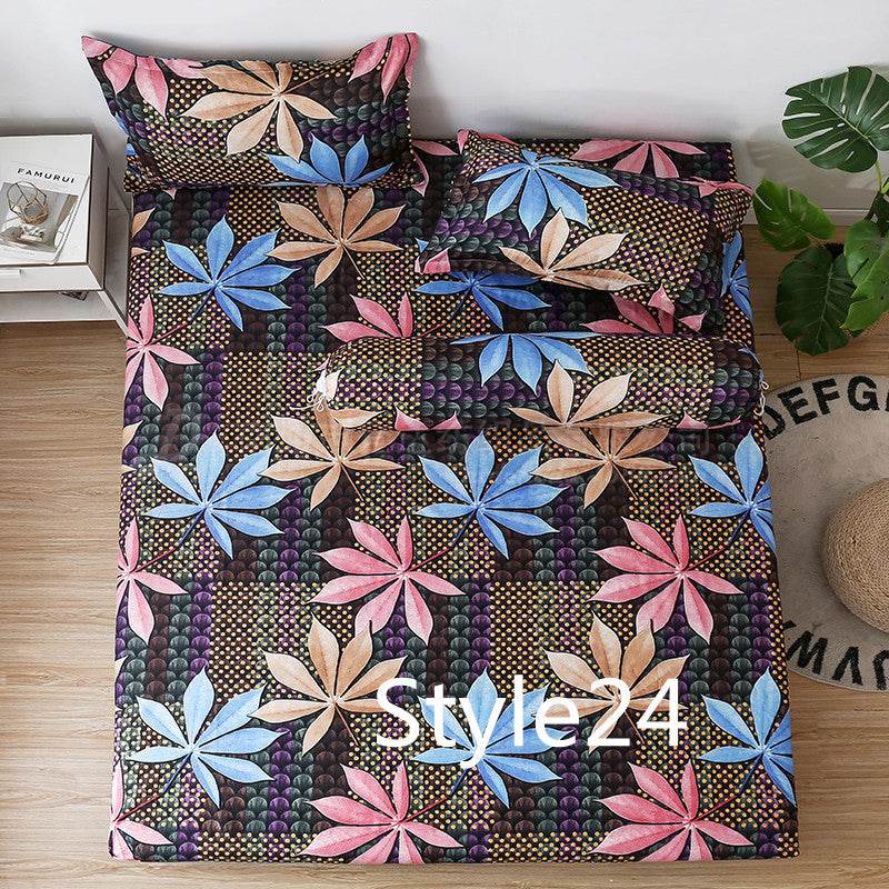 Single Bed Linens Mattress Pad Sets Bed Sheet Single Mattress Cover - Mubimart