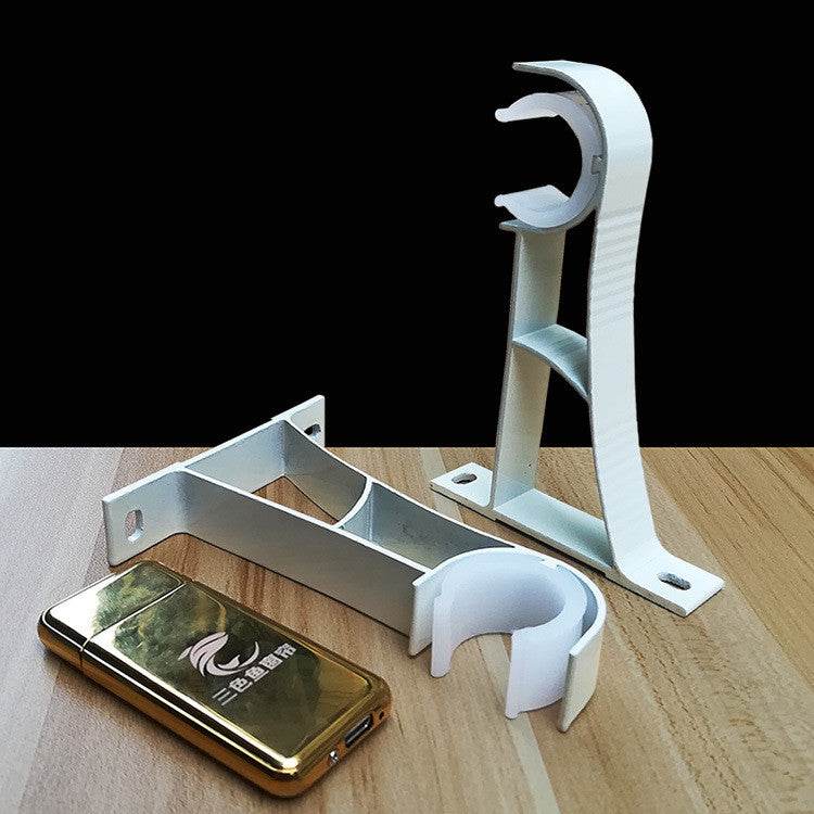 Single Side Roman Rod Seat Curtain Bracket Aluminum Alloy - Mubimart