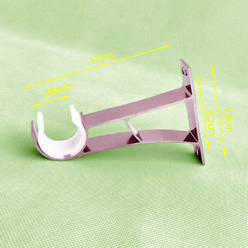 Single Side Roman Rod Seat Curtain Bracket Aluminum Alloy - Mubimart
