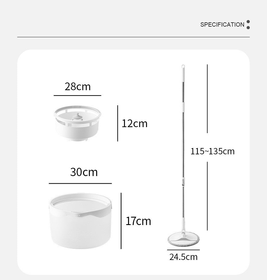 Single-cylinder Cleaning And Separation Rotary Mop - Mubimart -  