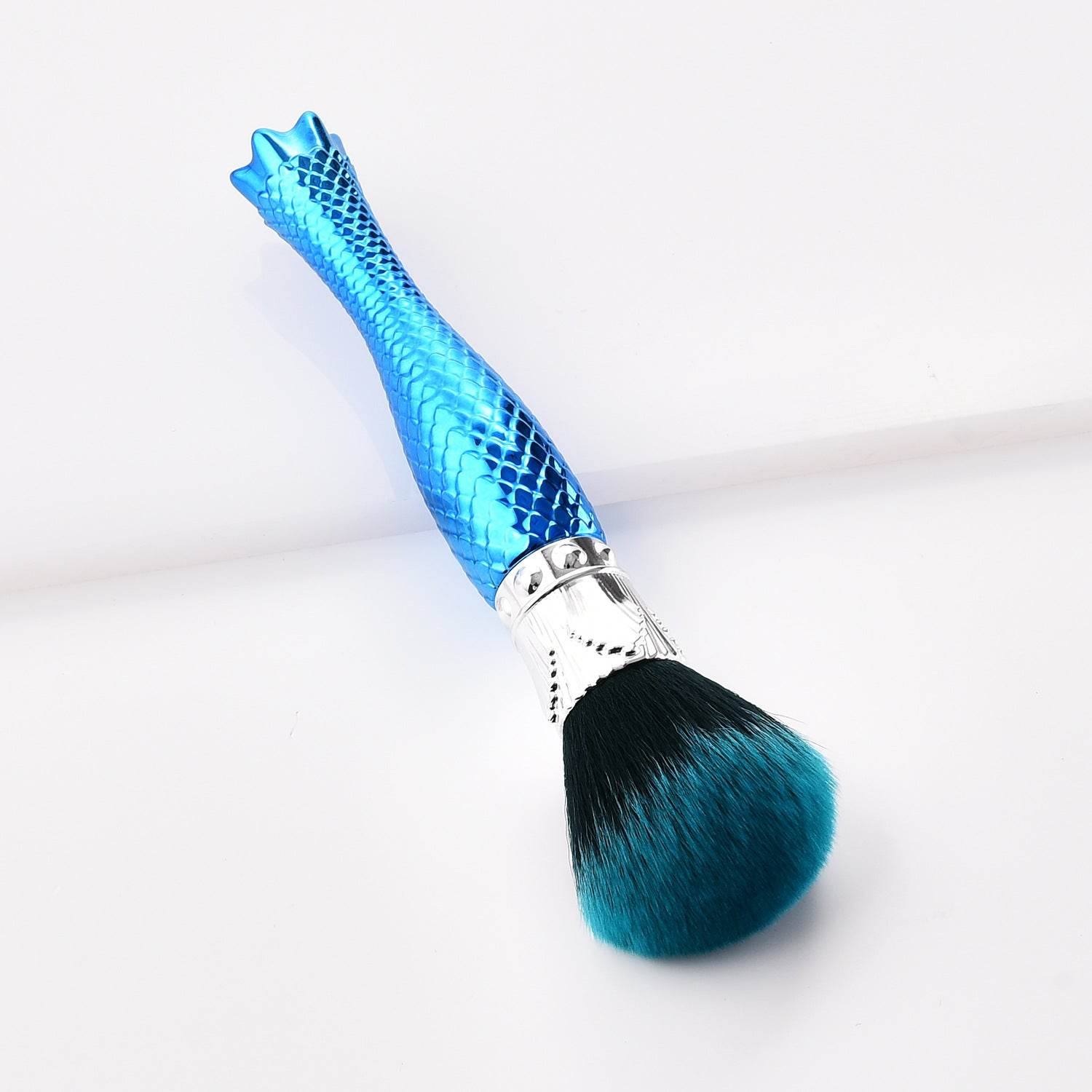 Single makeup brush makeup tool blue - Mubimart