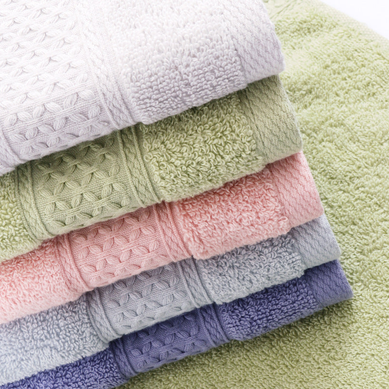 Six Piece Set Of Pure Cotton Bath Towels - Mubimart -  