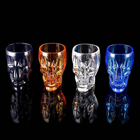 Skull Head Glass Creative Cocktail Glass - Mubimart