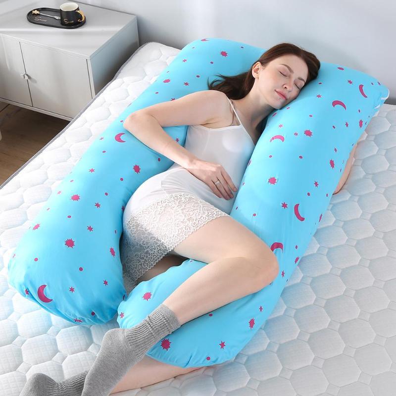 Sleeping Support Pillow For Pregnant Women Body Cute Print U - Mubimart -  