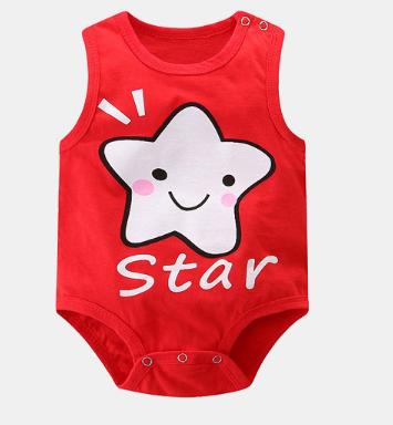 Sleeveless Baby rompers clothes newborn baby clothes - Mubimart -  