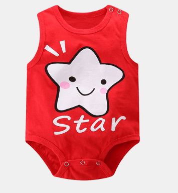 Sleeveless Baby rompers clothes newborn baby clothes - Mubimart