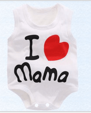 Sleeveless Baby rompers clothes newborn baby clothes - Mubimart