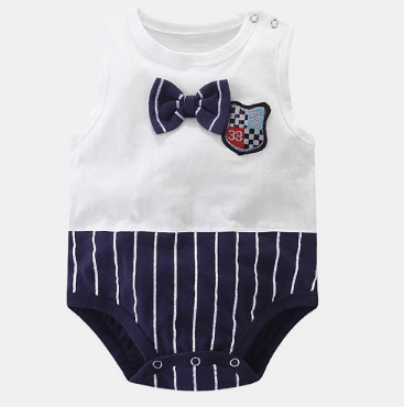 Sleeveless Baby rompers clothes newborn baby clothes - Mubimart