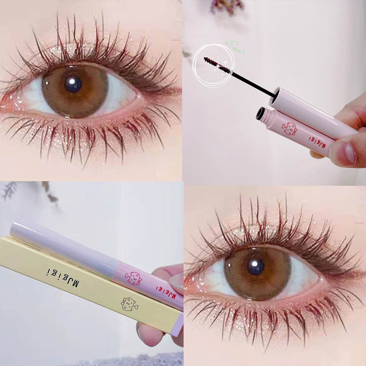 Slim Mascara Dense Curl Curl Anti Sweat Waterproof Mascara Styling Beginners - Mubimart