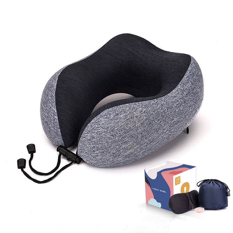 Slow Rebound Memory Foam Pillow Travel U-Shaped Pillow - Mubimart