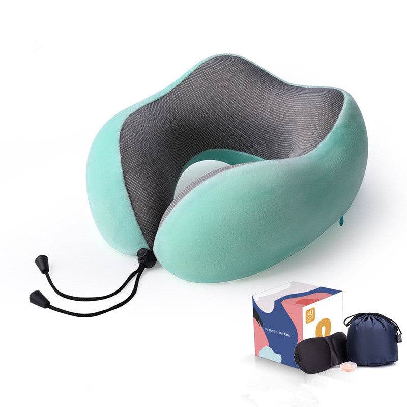 Slow Rebound Memory Foam Pillow Travel U-Shaped Pillow - Mubimart